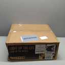 42 inch Modern Retractable Ceiling Fan with Lights and Remote Control, 6Speed Dimmable Fandelier, Smart Ceiling Fan Light with Bluetooth Speaker, RGB Color Reversible Bedroom Living Room Black