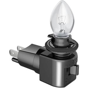 TWDRTDD Plug in Night Light, Adjustable E12 Base Socket with On/Off Switch for Making Decorative Night Lights (Black,1-Pack)