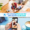 Home Smart 1080P Mini Smoke Camera WiFi Baby Monitor Security Video Nanny Camera Night Vision Motion Detection with App Live Feed