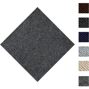 CUCOS Carpet Tiles 24" x 24" Peel and Stick, Self Adhesive Square Carpet with Soft pad, Non-Slip Carpet Floor Tiles Easy DIY for Bedroom,Living Room 10 PCS