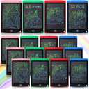 Zhehao 32 Pcs LCD Writing Tablet for Kids Bulk 8.5 Inch Colorful Doodle Board Tablet Erasable Doodle Pad Educational Toy Birthday Easter Gift for Boys Girl Age 3-10(Blue, Red, Green, Pink)