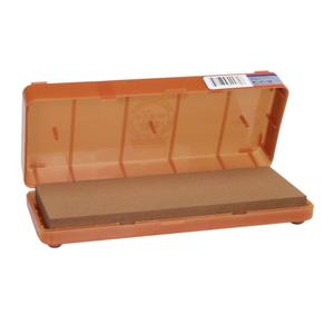 Norton Knife Sharpener Oil Stone with Medium Grit, India Stone Sharpening Stone, Tool and Knife Sharpener Benchstone