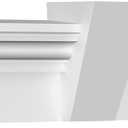 30" Bottom Width x 36 1/4" Top Width x 9"H x 1"P Crosshead w/ Flat Keystone,30-in. W, Standard Trim