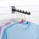 Coume 10 Pack 6 Ball Waterfall for Slatwall Panel, 12 Inch Round Tube Hanging Metal Slatwall Accessories Hooks and Hangers for Clothing Retail Garage Shop Display(Black)