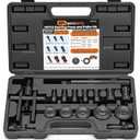2 in 1 Blind Hole Bearing Puller & Bearing Press Kit, 16pc Bearing Remover & Installer Set with Seal Driver & 5 Bearing Adapters and Expandable Collet 8-29mm for Bicycle, Motorcycle