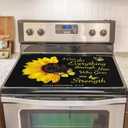 Stove Top Cover for Electric Stove (28.5"x20.5") - Ceramic Stove top Cover, Heat Resistant Glass Cooktop Cover, Flat RV Range Stovetop Protector, Dish Drying Mats for Kitchen, Heat Resistant Mat