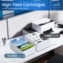 124A Toner Cartridge (4 Colors, K/C/Y/M) Replacement for HP 124A Q6000A Q6001A Q6002A Q6003A Toner Compatible for HP Color Laser Jet 1600 2600 2600n 2605 2605dn 2605dtn CM1015 CM1017 MFP Printer