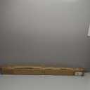 3/4 Inch Single Window Curtain Rod with Diamond Acrylic Finial,66-120 inch,Champagne Gold