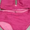 Herseas 2 Piece Bikini Set U-Wire Cutout Popular Swimsuit High Waisted Textured 2026 Summer Beach Swim Bathing Suits, L