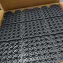 jxgzyy 20 PCS Basketball Court Tiles, 5/8 Inch Thick Portable Sport Outdoor Floor Tiles, Non Slip PP Interlocking Drainage Mat for Tennis Court Drain Pool Patio Shower Porch, 13.38" x 13.38"