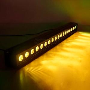 SHEHDS 18x18W LED Stage Wash Lights Bar/Strip, RGBWAP Wall Wash Lights Strobe Effect DMX512 Control for Christmas Night Club Disco Club Wedding Bar