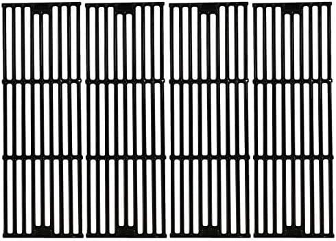 BBQSTAR 19-3/4 Inch Glossy Porcelain-Enameled Cast-Iron Grill Cooking Grate for Char-Griller Super Pro 2121 2222 2727 2828 2929 2190 King Griller 3008 3030 3725 4000 4208 5252 9020, 4-Pack