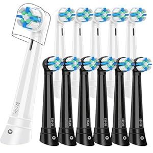 12pcs iO Replacement Heads Compatible with Oral B IO 2/3/4/5/6/7/8/9/10 Series Electric Toothbrush,Compatible with Oral B io Series Toothbrush Heads with Medium Bristles