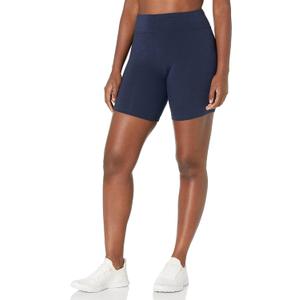 Jockey Women's Cotton Stretch 7" Bike Shorts (Blue, XL)