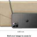 GM LIKKIE Clutch Purse for Women, Evening Envelope Clutch Bag, Crossbody Foldover PU Leather Shoulder Handbag