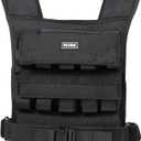 MVRK Weighted Vest Men 65lbs - Weighted Workout Vest With Removable Iron Weights, Heavy Duty Weighted Exercise Vest For Functional Training & Calisthenics - Weight Vest for Men and Women (65lbs)