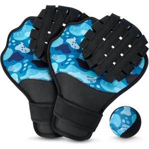TTQ Water Baseball Ball and Gloves Set for Pool & Beach Games  Adjustable Ambidextrous Baseball-Style Mitts with Water Bouncing Ball for Summer Outdoor Water Sport
