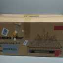 TURBRO Eternal Flame 26 in. WiFi Infrared Quartz Electric Fireplace Log Heater with Sound Crackling, Realistic Pinewood Logs, Adjustable Flame Colors, Remote Control, Thermostat, Timer, 1500W Black