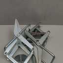 QWORK Mole Trap, 2 Pack Mole Killer, Gopher Trap, Mole Worms, Trapping Set (Silver - 2 pcs)