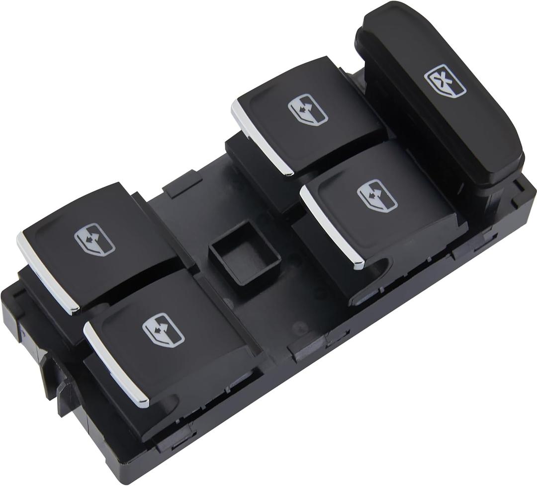 Master Power Window Switch fits for VW Volkswagen Golf GTI MK7 2014-2017.Driver Side Control switches OE:5G0959857C 5GG959857A