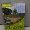 Iduontis Magnetic Screen Door - Fits Door Opening 36 x 82 in, Actual Screen Size 38"x83", Hands Free Mesh Partition,Heavy Duty Curtain Keeps Bugs Out, Frame Hook & Loop, Pet and Kid Friendly