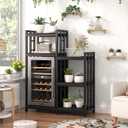 Mini Fridge Stand,6-Tier Standing Shelf Units,Heavy-Duty Microwave Stand
Maximize unused space around your mini fridge,6-Tier Adjustable,Sturdy construction,For dorms,apartments,offices and kitchens
