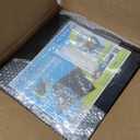 Pokiiulk Classic Baseplates, Peel and Stick Base Plates for Building Bricks, Compatible with Major Brands, Self-Adhersive Base for Bricks 10" x 10", 6 Pack, Black