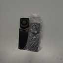 Door Stop Alarm, Door Stopper with 120DB Security Alarm, Floor Wedge Doorstop for Travel Apartment Home House (Pack of 2) (Black)