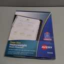 Avery Diamond Clear Page-Size Sheet Protectors, Pre-Punched for Use with Tab Dividers, Top Load, 50 Document Protectors (74203)
