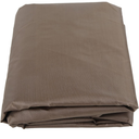 Pioggia Vinyl Tablecloth with Flannel Backing Rectangle  (Linen, 102  x 60 Inch)