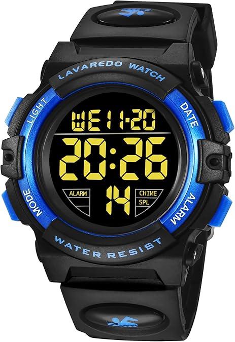 A ALPS Digital Watch with Rubber Band for Kids  Waterproof, Shockproof, Daily Use