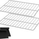UPGRADED WB48T10095 Oven Rack Replacement for GE Profile Oven Racks Stove Shelf,304 Stainless Steel GE Hotpoint Gas Range Stove Rack Parts 23.75 x 17.4Spectra XL44 Electric Roaster Oven Wire Rack