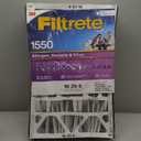 Filtrete 16x25x5 AC Furnace Air Filter, MPR 1550, MERV 12, Fits Honeywell & Trion AirBear, CERTIFIED Asthma & Allergy Friendly, Electrostatic Air Filter, 1-Pack (actual size 15.75 x 24.13 x 4.88)