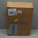 FEMILA Exterior Wall Sconce, 2 Packs Outdoor Waterproof Wall Lights Fixture,E26 Socket Wall Lantern for Porch, Anti-Rust Matte Black Finish with Seeded Glass Lampshade, 4FD54B-2PK BK