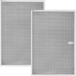 [2026 NEW] 2 Packs BPS1FA36 Aluminum Range Hood Filter by puxyblue 11-3/4" X 17-1/4" X 3/8" Replace WB02X10706 S99010300 AP5613213 Fit for Broan QS1 Series NuTone WS1 Series Kenmore 233 Series