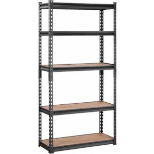 PeakPursuit Storage Shelving Unit, 5-Tier Adjustable Metal Storage Shelves, 30" L x 12" W x 60" H Heavy Duty Garage Storage Shelves for Kitchen Pantry Basement Bathroom Laundry