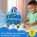 Fisher-Price Little People Toddler Toy Disney Frozen Carry Along Castle Case Playset with Figures for Pretend Play Kids Ages 18+ Months