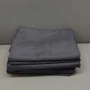 HolidayIdeas Grommet Top Outdoor Curtains for Patio Waterproof 8 Pcs All Weather Balcony Outside Curtain Panels for Apartments, Gazebo, Pergolas, Porch, 54x84 Inch, Grey