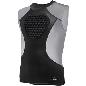 Youper Adult Padded Chest Protector Shirt, Heart-Guard/Sternum Protection for Baseball, Football, Lacrosse & Goalies (2X-Large, Black/Grey) Youper Adult Padded Chest Protector Shirt, Heart-Guard/Sternum Protection for Baseball, Football, Lacrosse & Goalies (2X-Large, Black/Grey)