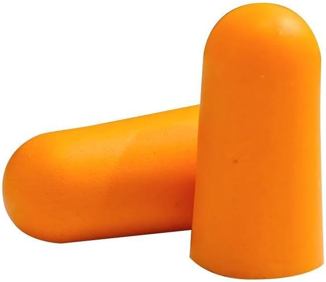 Foam Ear Plugs for Sleeping, Snoring, Loud Noise, Concert, Travel, Construction, Soft Earplugs for Noise Reduction Portable Orange(50 Pairs)