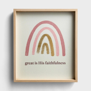 Great In His Faithfulness Wall Decor 14x16 Inches Great In His Faithfulness Wall Decor 14x16 Inches