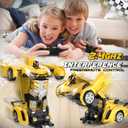 Transform Remote Control Car Toy for Kids 4 5 6 7 8, Remote Control Car for Boys 4-7, Transform Cars for Boys 4-6, Toy Car 5 Year Old Boy, Toys for 3 4 5 6 7 8 9 10 11 12 Years Old Boy
