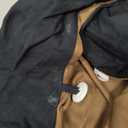 SlowTon Dog Carrier Sling - Thick Padded Shoulder Strap Adjustable Dog Carriers for Small Dogs, Puppy Carrier Purse for Pet Cat with Front Zipper Pocket Safety Belt Machine Washable Waterproof Black L