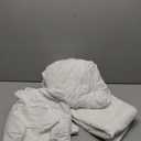 BLISSFORD - 4 Pack Fitted Hospital Bed Sheets with Elastic All Around for a Cotton Rich Soft Knitted Jersey Sheet, 36 x 84 x 12 (White)