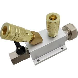 NYSUS Air Outlet Kit for 3/4 Inch Tubing System with 1/2 Inch NPT Outlet Port (With Couplers)