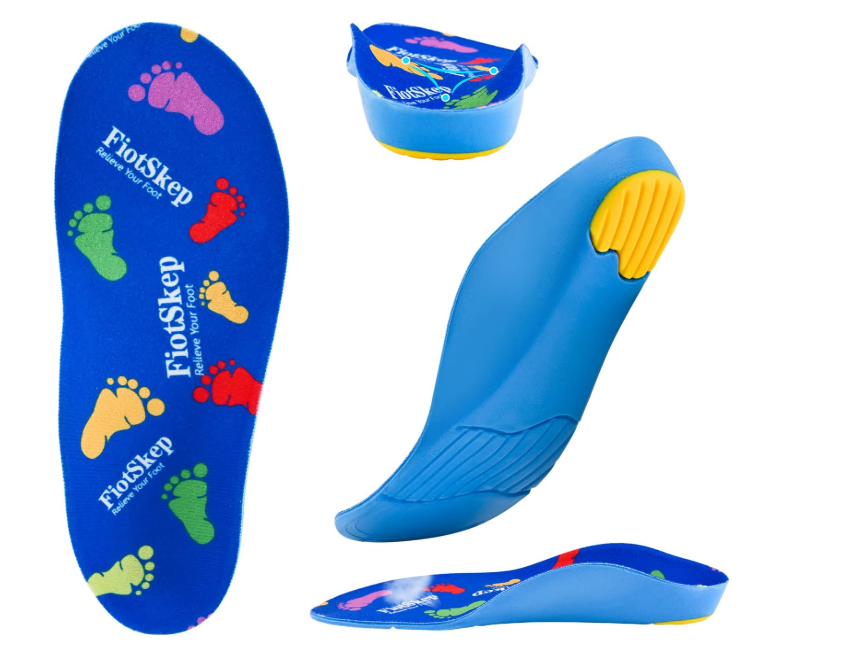 Kids Orthotics Toddler Arch Support Over-Pronation Soft Inserts | Ankle Pronation Support,Comfort Heel Cup,Relieve Foot Back Hip Leg And Knee Pain (size: 10" x 3.5")