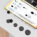 125Pcs Black Rubber Plug Box, Various Sizes of Round Hole Silicone Tool, Rubber Plugs for Round Holes, Silicone Plugs Suitable for Car Wiring Furniture