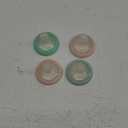 Tommee Tippee Breast-Like Night Pacifier, 0-6 Months, Breast-Like Baglet, BPA-Free Binkies, Glow in The Dark Technology, Pink/Blue, Pack of 4