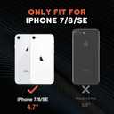 NTG Shockproof Designed for iPhone SE 2022 Case/iPhone SE 2020 Case, Heavy-Duty Tough Rugged Lightweight Slim Protective Case for iPhone SE/8/7-Black | Shockproof, Heavy-Duty, Tough, Rugged, Lightweight