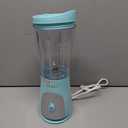 Mueller Personal Blender for Shakes and Smoothies with 15 Oz Travel Cup and Lid, Juices, Baby Food, Heavy-Duty Portable Blender & Food Processor, Turquoise